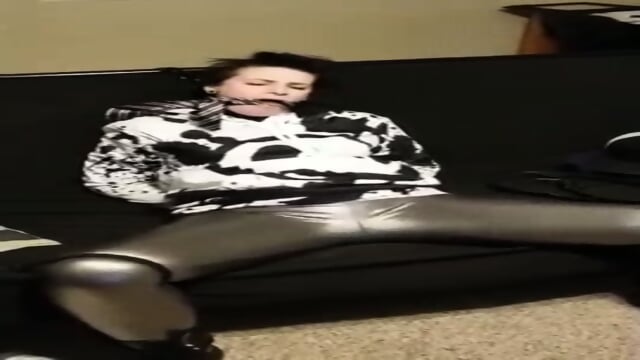 Vibed In Silver Leggings