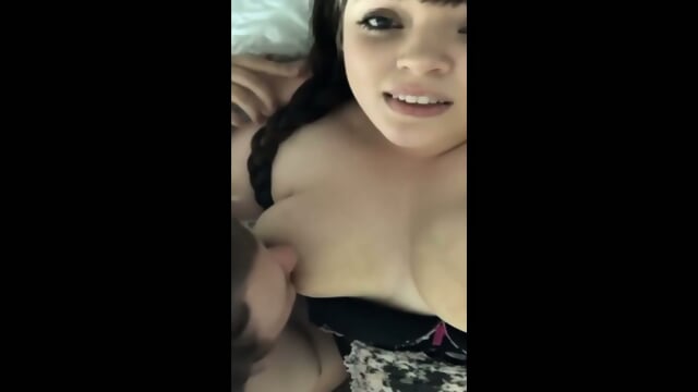 Big slut gets her tits licked, sucked and fucked in the ass