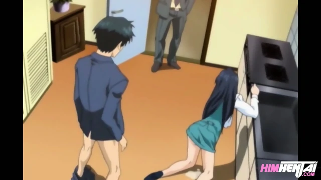 [HENTAI] Busty secretary receives massive cumshot