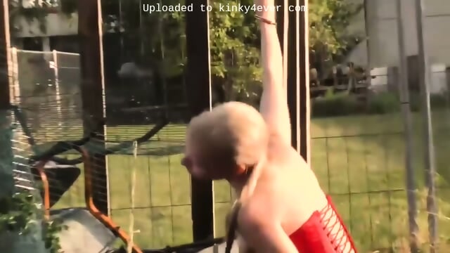 Open Dress And Handcuffs