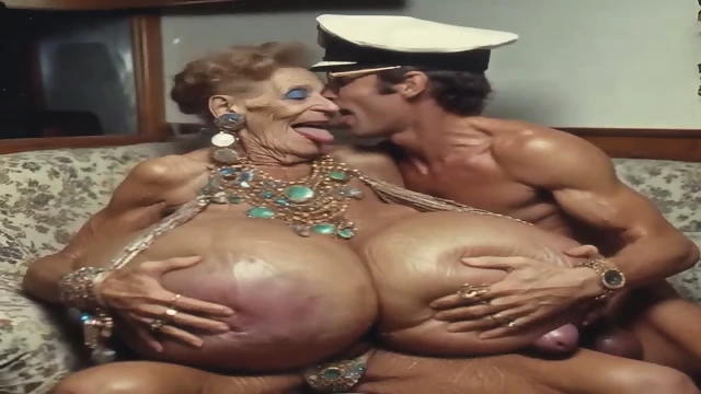 JAY7 Granny Boob Cruise Vid 02 CUT - AI VIDEO