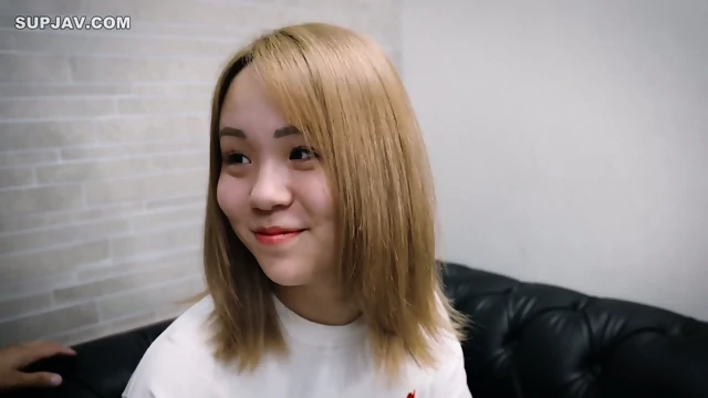 Cute Petite Japanese Blonde Teen With Small Tits