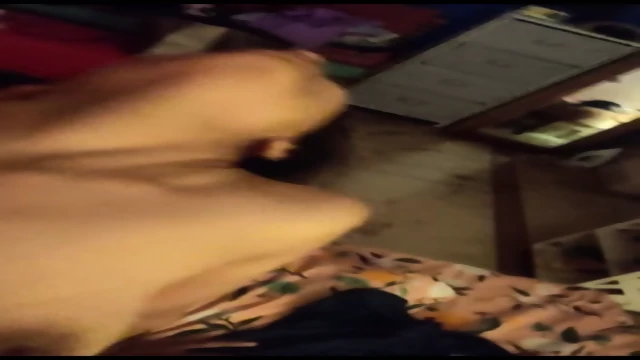 Sexy GF Footjob and Riding with Hot Moans & Expressions