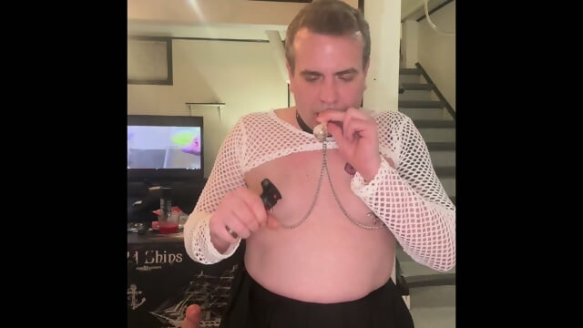 Sissy Slave Slut Completes Daily Training Exercises  Argentina