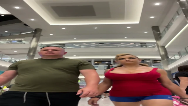 Sexy milf with fake tits