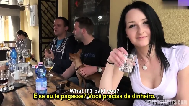 GarÃ§ Peitos Deliciosos NÃ£o Resistiu Ao Dinheiro E  Cliente - Legendado