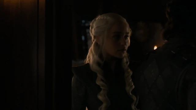 jon snow(kit harington) and daenerys targaryen(emilia clarke), game of thrones, season 7, episode 7