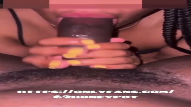 POV Ebony Cheating On Her Bf With Again For Him To Watch