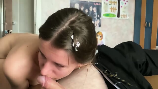 I love the taste of his hard pecker in my mouth