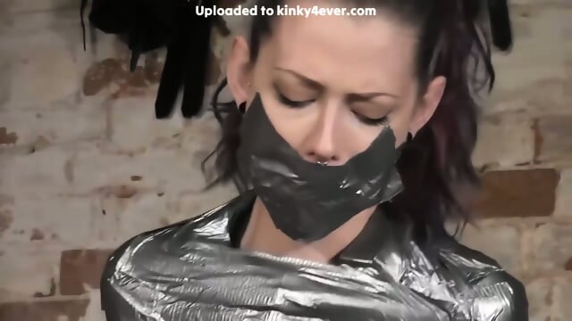 Mumification And Blindfold With Duct Tape