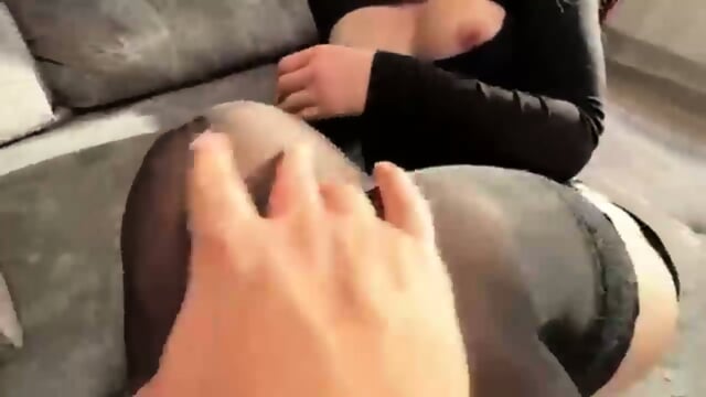 Fucking my stepsister's big ass! Rides cock and loves it when she gets fucked faster