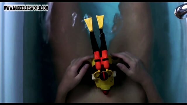 Spanish Star Victoria Abril Muff Diver Toy In The Bath From Atame