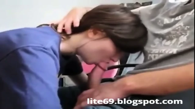 young sister sucks brother's big dick