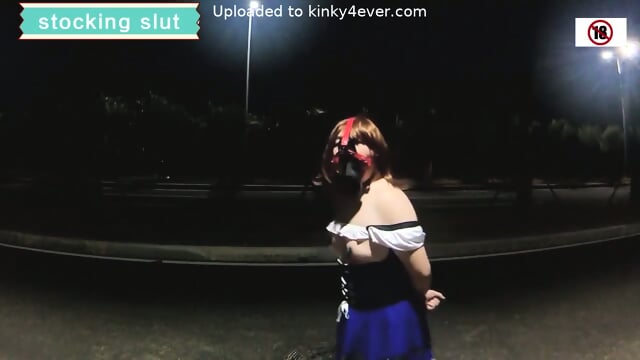 High Heels Gagged And Exposed By Passenger  Kinky4Ever