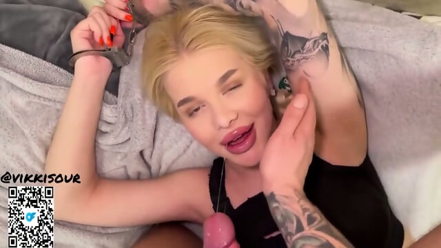 Deep Throat And Cumshot On Face Of- Vikkisour  Kinky4Ever