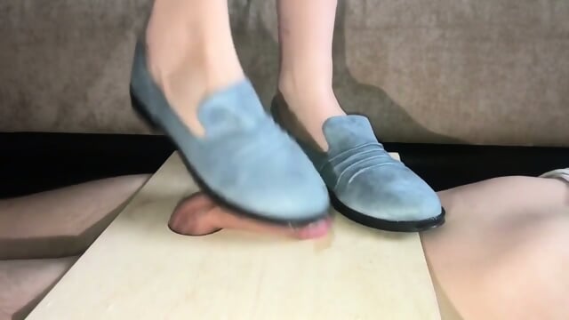 She Trampled His Cock With Her Dirty Ballet Flats And Shoes - Cock Trampling - Footrelaxxx - Teaser  Kinky4Ever