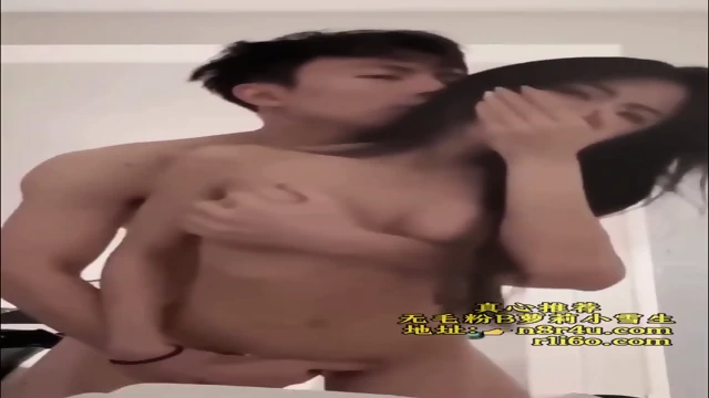 Pretty Chinese wife showing off her new boobs in homemade pov doggystyle