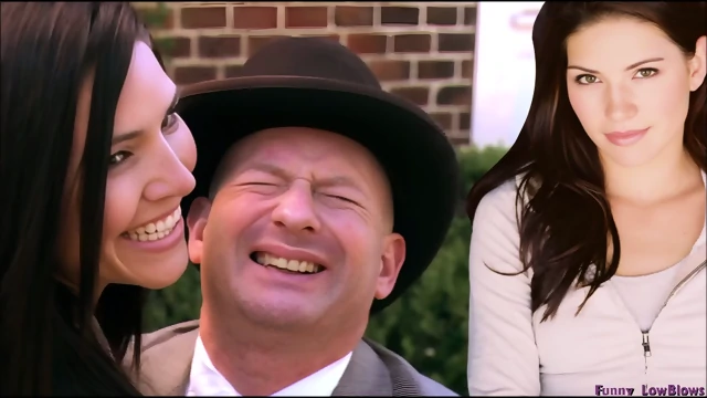 sexy NINJA GIRLS dancing & ballbusting old man testicles squeezing