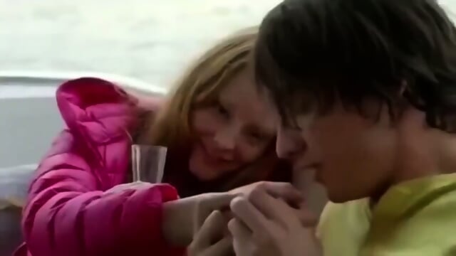 Redhead Held Handcuffed In Pink Downjacket  Kinky4Ever