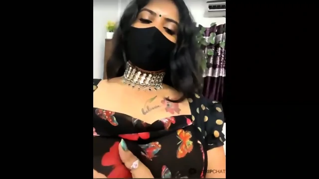 v hot sweti black saree