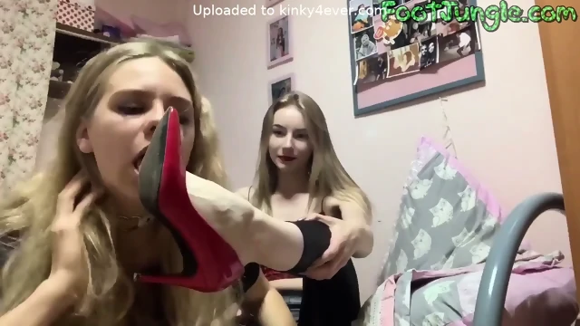 High Heels Russian Mistress Femdom Foot Worship And Shoes Licking Humiliation  Kinky4Ever