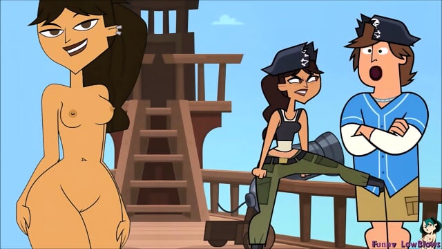 AXEL Captain Ballubusting TOTAL DRAMA island kick in the balls