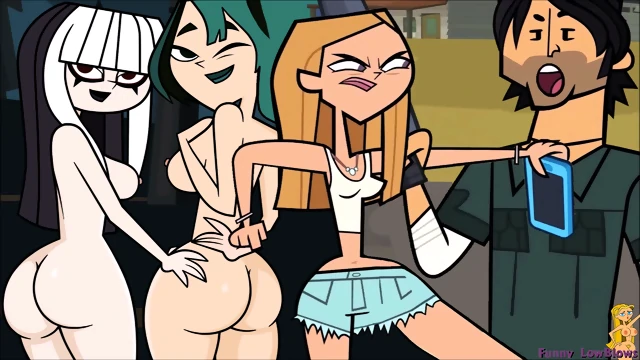 Total Drama JULIA BALLBUSTING anime kick in the balls redhead nutshot