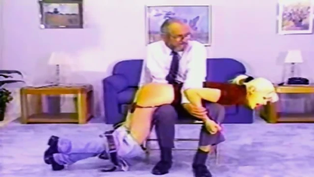 Young Blonde Spanked