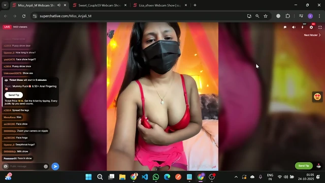 Anjali boyfried and Girlfriend in first night bed live show, boobs ass and nude dick fuck