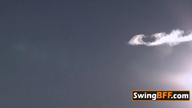 Doggy style swinging going balls deep