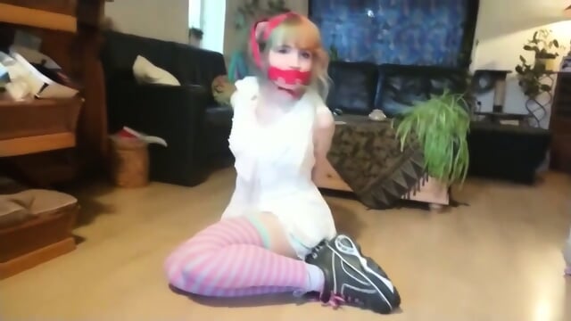 Cute Girl Bound And Gagged  Kinky4Ever