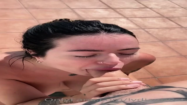 Lydia Ghost Blowjob Cumshot
