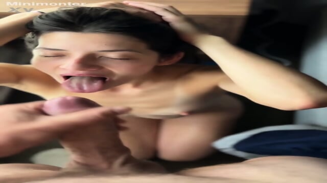 Delicious teen strip and facial (720)