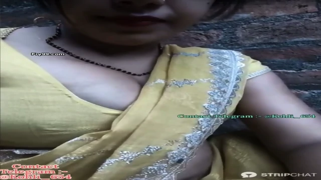 Indian saree girl strip chat show