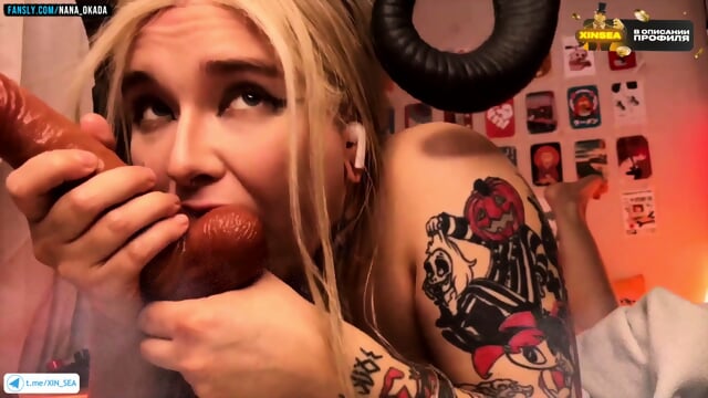 Hot anal sex from a juicy demoness with a big ass