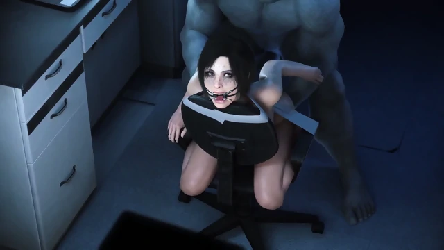 Her ass didn't know what it was capable of.. Hot 3D bdsm animated sex where a master fucks a girl in anal and cum inside