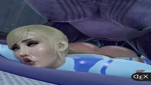 X3D: Bimbo Samus Aran Deeply Assfucked by Thanos