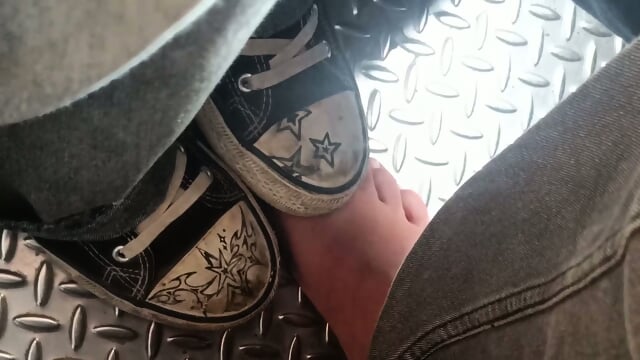 candid crushing | unknown trampling indian | feet pov