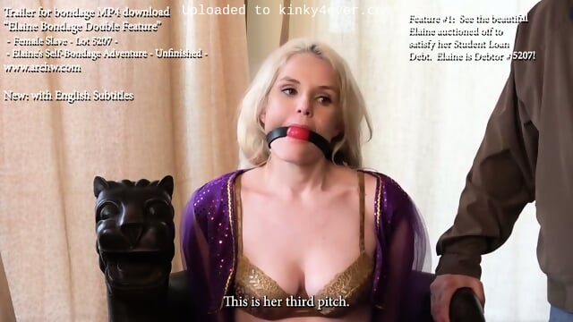 Elaine Bondage Double Feature  Official Trailer  Kinky4Ever