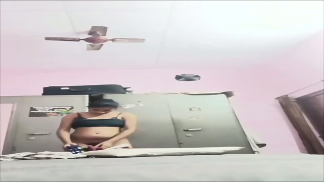 Sister changing dress caught on camera by brother