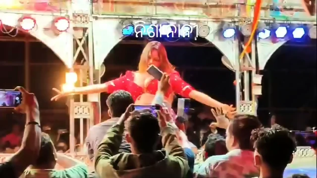 Nisha maharana Odia jatra Hot items girl showing her boobs in public