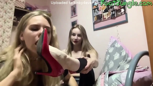 High Heels Russian Mistress Femdom Foot Worship And Shoes Licking Humiliation  Kinky4Ever