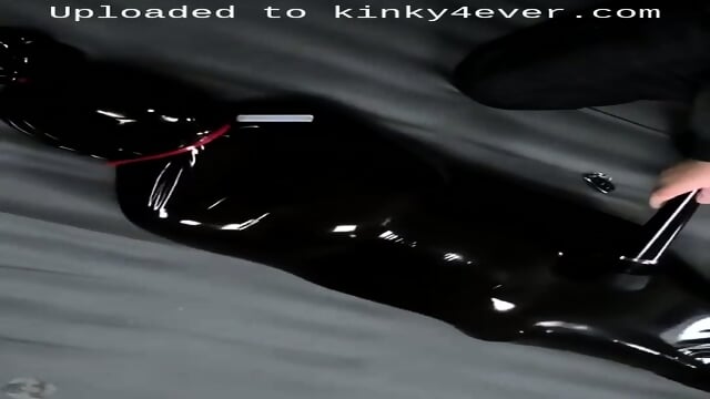 Pvc Latex Rubber Cocoon Struggle With Orgasm  Kinky4Ever