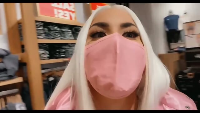 Super hot blonde teasing me