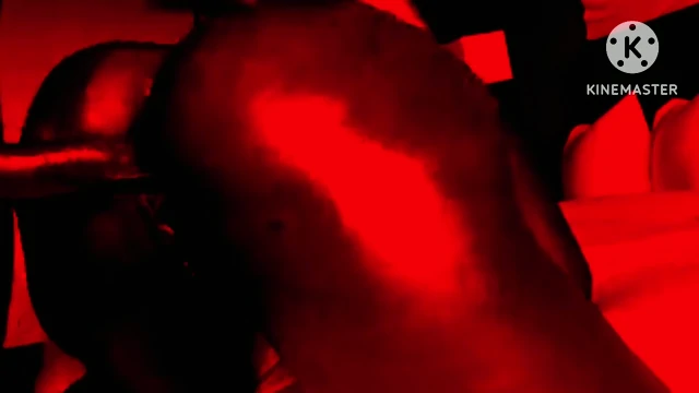 My homie ex wife in my fluorescent red light on thanksgiving night