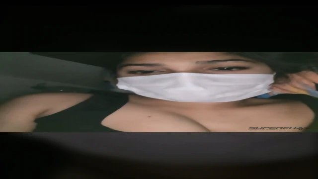 Indian Masked Girl Shows Her Chocolaty Nipples