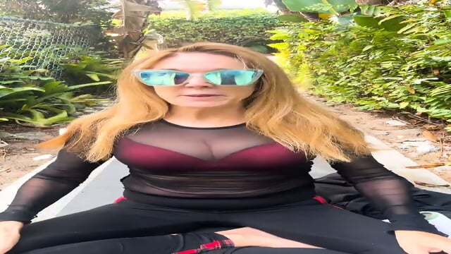 Foot fetish yoga Livestream