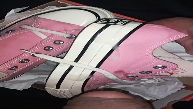 CONVERSE PINK NEW CUMSHOT