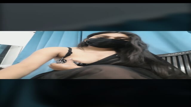 Indian Masked Girl Intentionally Nipples Show