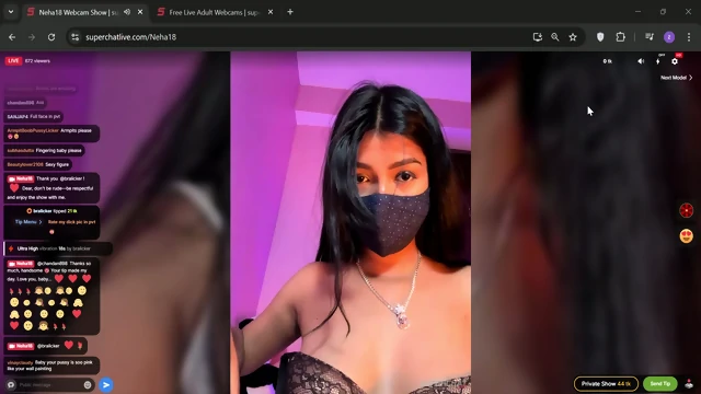 Neha18 stripchat striiping and ass fingering for a goal